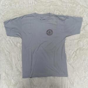 Brixton Standard Fit Men's T-Shirt, Size Large, Light BLue